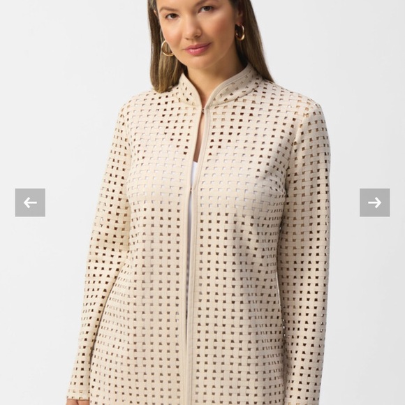 Joseph Ribkoff Jackets & Blazers - New without tag  tan elegant Joseph Ribkoff Long Sleeve Jacket size 10